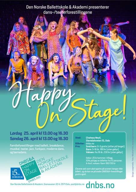 Plakat Happy On Stage April 2020