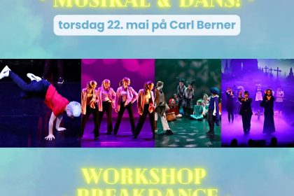 Få en smakebit på våre kompanier og kurs innen musikal og dans og søk opptak til våre kompanier; musikalgruppa & fusion dance company